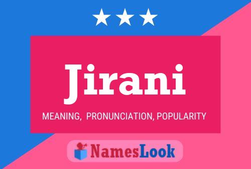 Jirani Name Poster