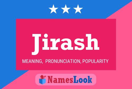 Jirash Name Poster