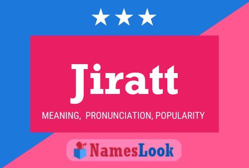 Jiratt Name Poster