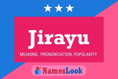 Jirayu Name Poster