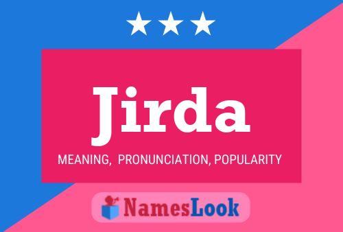 Jirda Name Poster