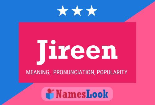 Jireen Name Poster