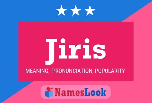 Jiris Name Poster