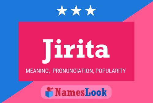 Jirita Name Poster