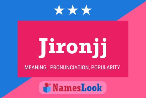 Jironjj Name Poster