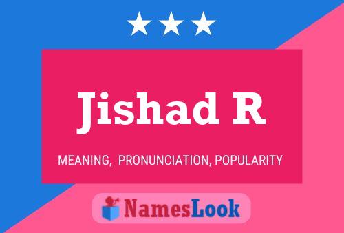 Jishad R Name Poster