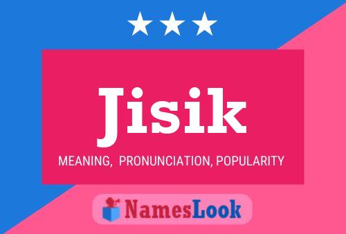 Jisik Name Poster