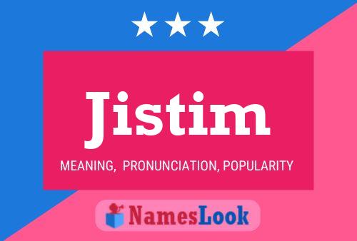 Jistim Name Poster