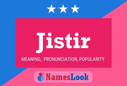 Jistir Name Poster