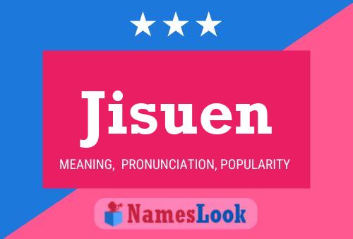 Jisuen Name Poster