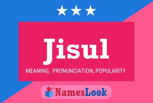 Jisul Name Poster