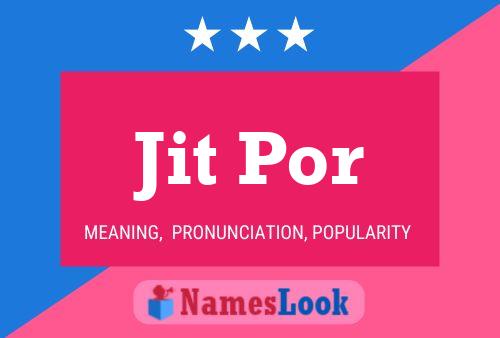 Jit Por Name Poster