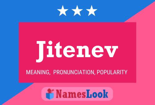 Jitenev Name Poster