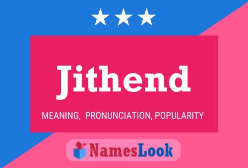 Jithend Name Poster