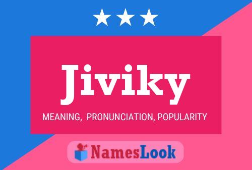 Jiviky Name Poster