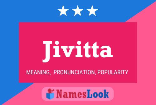 Jivitta Name Poster