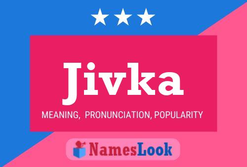 Jivka Name Poster