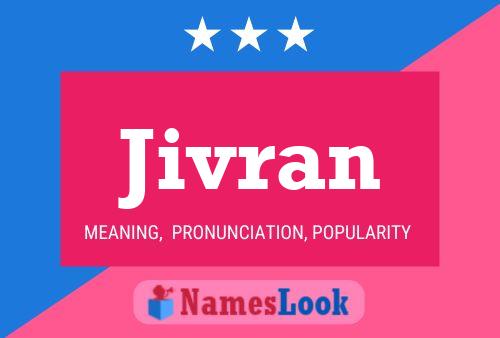 Jivran Name Poster