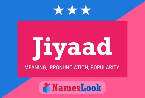 Jiyaad Name Poster