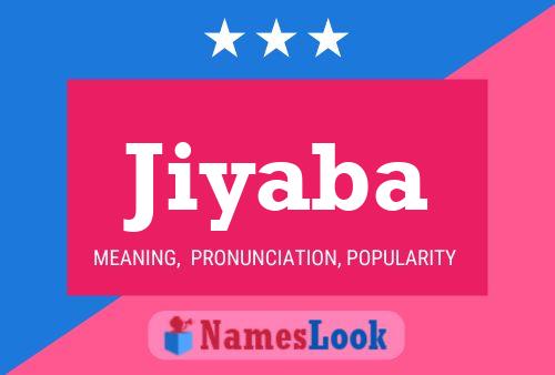 Jiyaba Name Poster