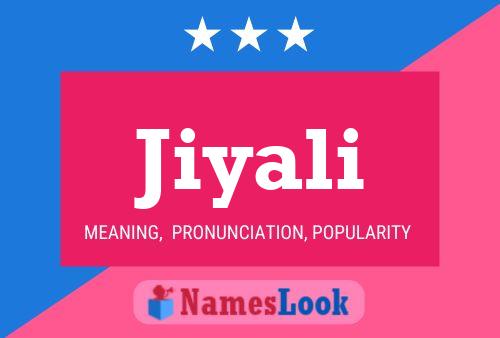 Jiyali Name Poster