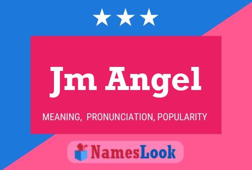 Jm Angel Name Poster