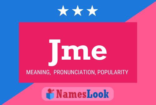 Jme Name Poster