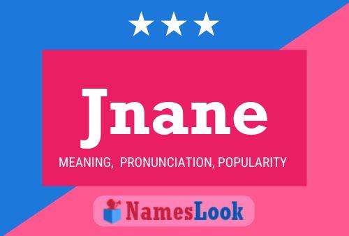 Jnane Name Poster