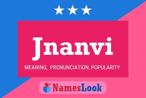 Jnanvi Name Poster