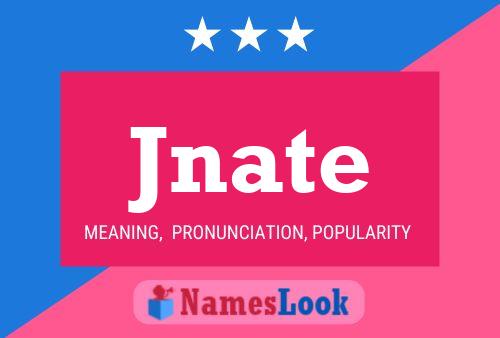 Jnate Name Poster