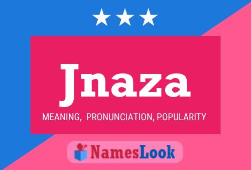 Jnaza Name Poster