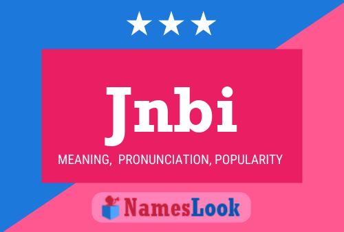 Jnbi Name Poster