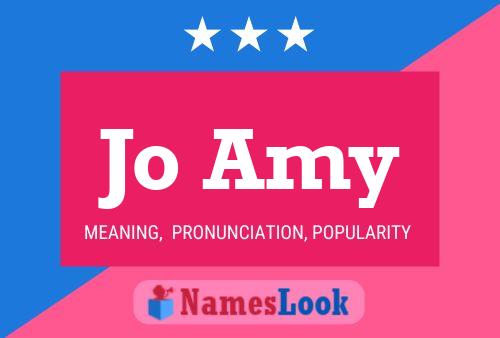 Jo Amy Name Poster