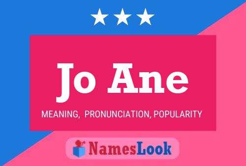 Jo Ane Name Poster