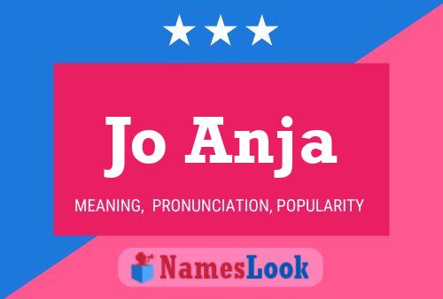 Jo Anja Name Poster