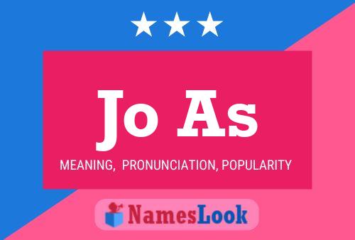 Jo As Name Poster