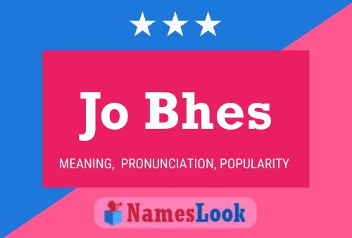 Jo Bhes Name Poster