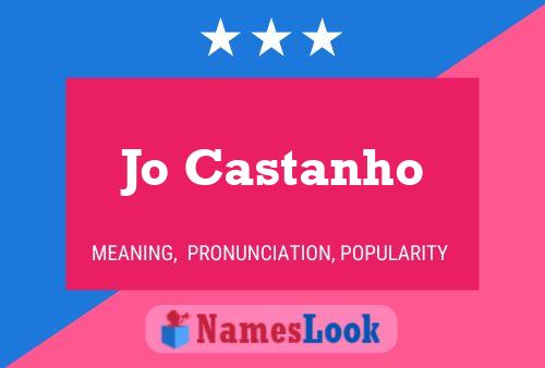 Jo Castanho Name Poster