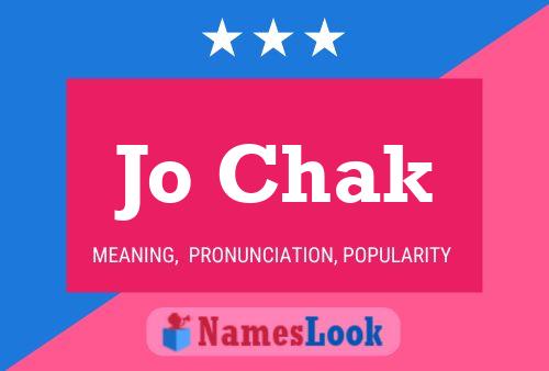 Jo Chak Name Poster