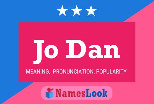 Jo Dan Name Poster