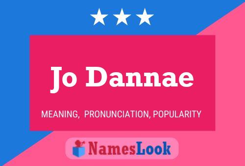 Jo Dannae Name Poster