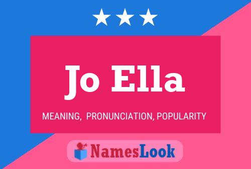 Jo Ella Name Poster