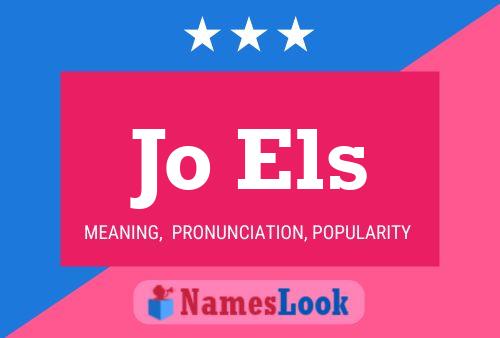 Jo Els Name Poster