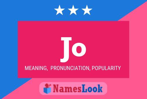 Jo Name Poster