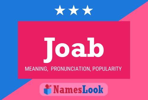 Joab Name Poster