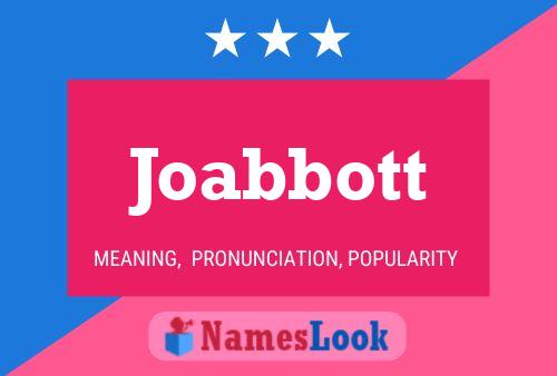 Joabbott Name Poster