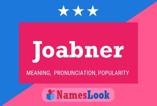 Joabner Name Poster