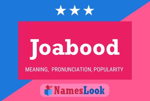 Joabood Name Poster