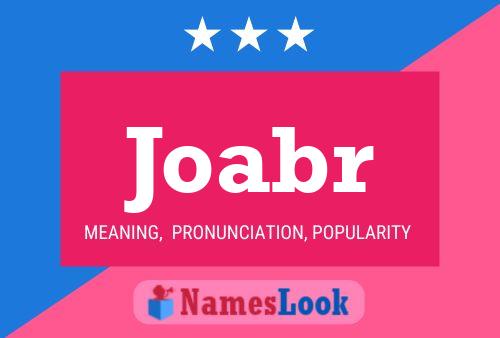 Joabr Name Poster