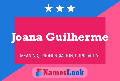 Joana Guilherme Name Poster